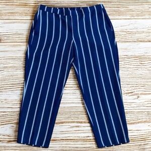 Old Navy Striped Navy Pants Size 16 Really Nice For Summer